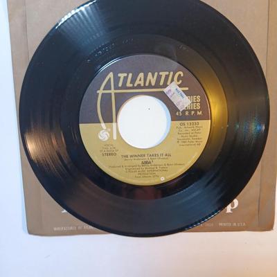 ANY ABBA FANS? Vinyl Albums 45's - ABBA The winner takes all - Chiquitia - on and on - and more