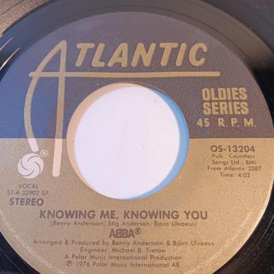 ANY ABBA FANS? Vinyl Albums 45's - ABBA The winner takes all - Chiquitia - on and on - and more