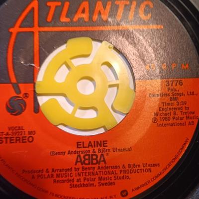 ANY ABBA FANS? Vinyl Albums 45's - ABBA The winner takes all - Chiquitia - on and on - and more