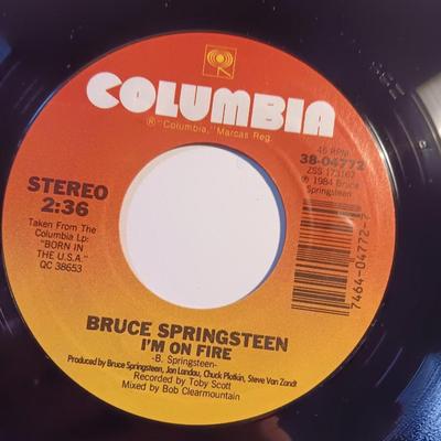 Bruce Springsteen Vinyl Albums 45's record