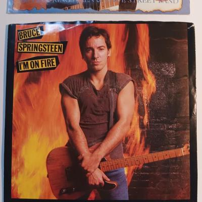 Bruce Springsteen Vinyl Albums 45's record