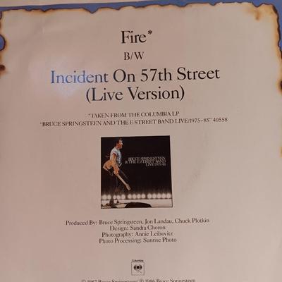 Bruce Springsteen Vinyl Albums 45's record