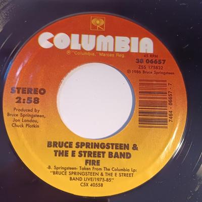 Bruce Springsteen Vinyl Albums 45's record