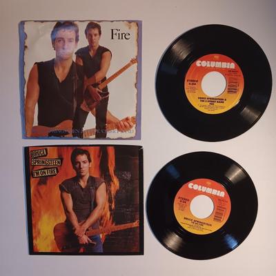 Bruce Springsteen Vinyl Albums 45's record