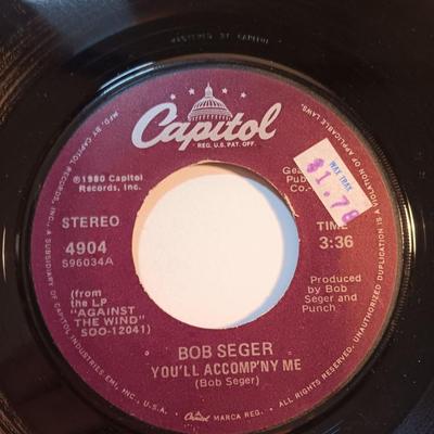 Bob Seger vinyl albums 45's record