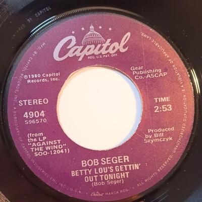 Bob Seger vinyl albums 45's record
