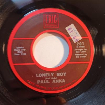 Vinyl albums - 45 record - Frankie Avalon - The Cascades - Paul Anka and more