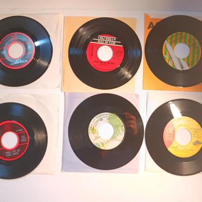 Vinyl albums - 45 record - Frankie Avalon - The Cascades - Paul Anka and more