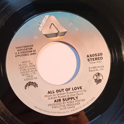 AIR Supply Vinyl albums 45's record
