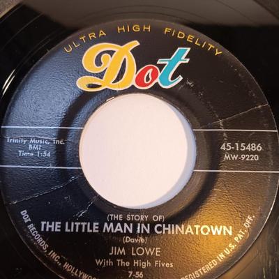 Vinyl albums 45's record - LOBO - Steve Lawrence - Jim Lowe - Gerry & the pacemakers