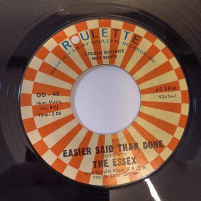 Vinyl albums 45's record - The Essex - Dan Fogelberg - Frankie Valli and more