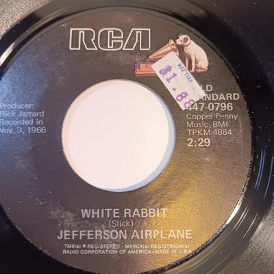 Vinyl albums 45's record - Jefferson Airplane - Jimmy Jones - Jackson Browne - Badfinger and more