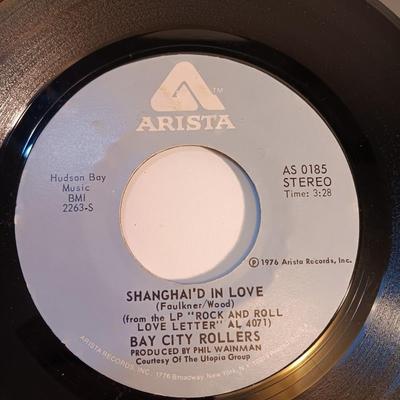 Vinyl albums 45's record - Jefferson Airplane -The Essex - John Cougar - Bay city Rollers and more