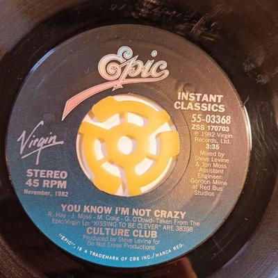 Vinyl albums 45's record - Jefferson Airplane -The Essex - John Cougar - Bay city Rollers and more