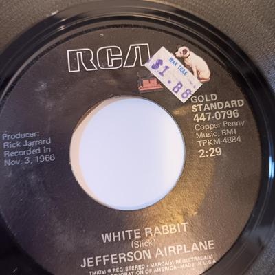 Vinyl albums 45's record - Jefferson Airplane -The Essex - John Cougar - Bay city Rollers and more
