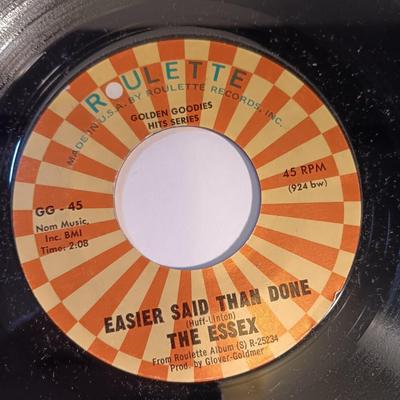 Vinyl albums 45's record - Jefferson Airplane -The Essex - John Cougar - Bay city Rollers and more