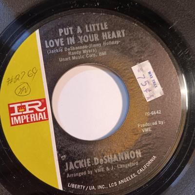 Vinyl albums 45's record - Clyde Mcphatter - Jackie Deshannon - Chordettes - cascades and more