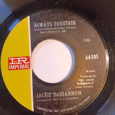 Vinyl albums 45's record - Clyde Mcphatter - Jackie Deshannon - Chordettes - cascades and more