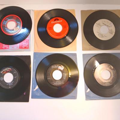 Vinyl albums 45's record - Frank Mills - Jaye Morgan - Nilsson and more