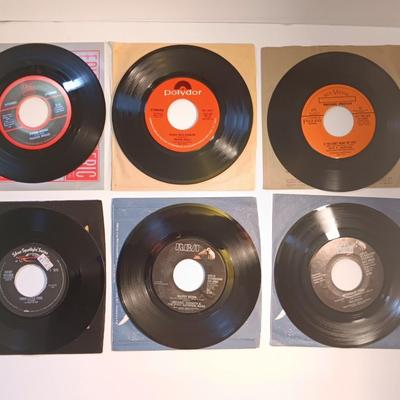 Vinyl albums 45's record - Frank Mills - Jaye Morgan - Nilsson and more