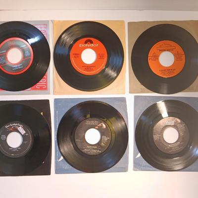 Vinyl albums 45's record - Frank Mills - Jaye Morgan - Nilsson and more
