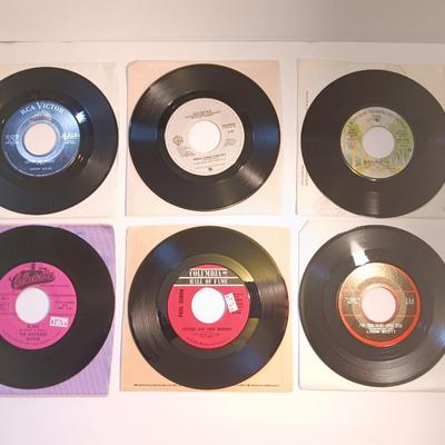 Vinyl albums 45's record - Sammy Salvo - Linda Scott - The shepherd sisters - Paul Simon and more