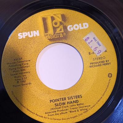 Vinyl albums 45's record -John Parr - Outlaws - Pointer sisters - Lloyd Price -The platters and more
