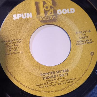 Vinyl albums 45's record -John Parr - Outlaws - Pointer sisters - Lloyd Price -The platters and more