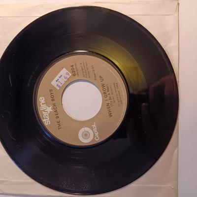 Vinyl albums 45's record - The Beatles & The Beach Boys