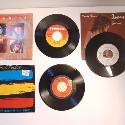 Vinyl albums 45's record - The Police - Cindy Simons - Bangles