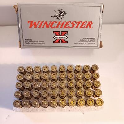 Winchester 30 carbine 110 gr. Hollow soft point Super X cartridges