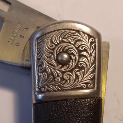 Beautiful MAXAM USA folding knife MFG in Taiwan Nat'l Headquarters