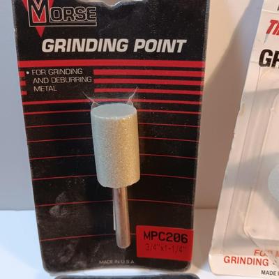 Assortment of Griding wheels and bits for Dremel or drill