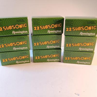 Remington 22 Subsonic 22 long rifle Hollow Points - Ammunition