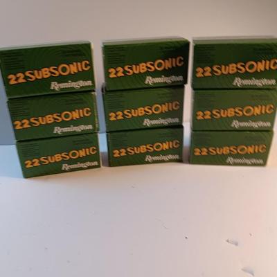 Remington 22 Subsonic 22 long rifle Hollow Points - Ammunition
