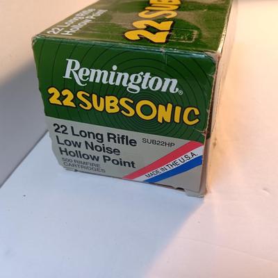 Remington 22 Subsonic 22 long rifle Hollow Points - Ammunition