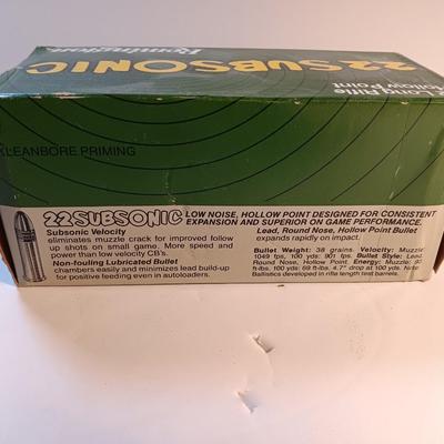 Remington 22 Subsonic 22 long rifle Hollow Points - Ammunition