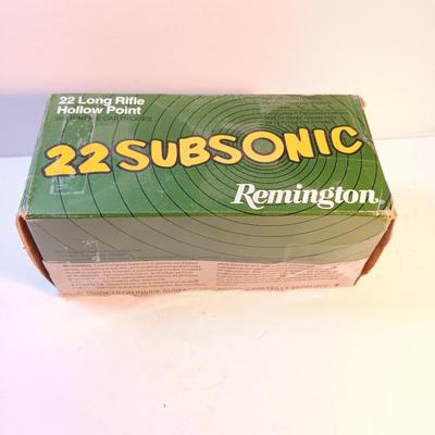 Remington 22 Subsonic 22 long rifle Hollow Points - Ammunition