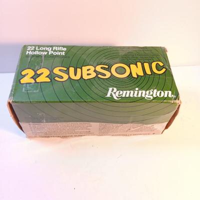 Remington 22 Subsonic 22 long rifle Hollow Points - Ammunition