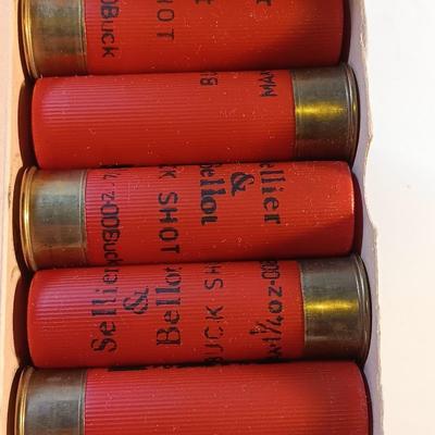 Vintage Lellie & Bellot SB BUCK SHOT - 25 cartridges 12-gauge shotgun