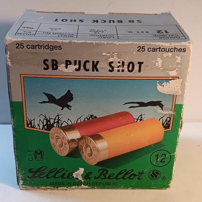 Vintage Lellie & Bellot SB BUCK SHOT - 25 cartridges 12-gauge shotgun