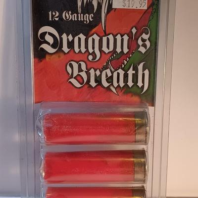 The original Dragon's Breath 12 gauge with Tracer Incendiary specialty ammo FUN FUN!