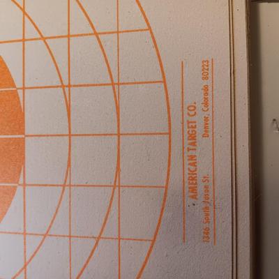 Variety of paper targets - with Police Silhouette target