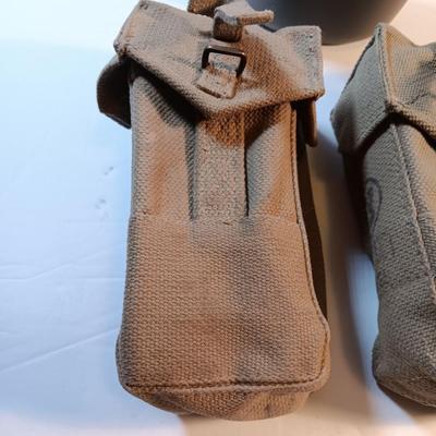 Military canteen with two magazine pouches 1968