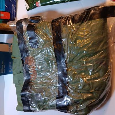 Survival / Camping gear - Swiss army knife - compass- flashlights- safe drinking straw - paracord - rain jacket and more