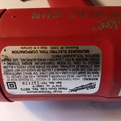 Milwaukee Dual temperature heat gun
