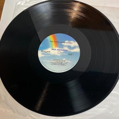 The Patsy Cline Story Vintage Vinyl Record Double Album sides 1-4, 33rpm