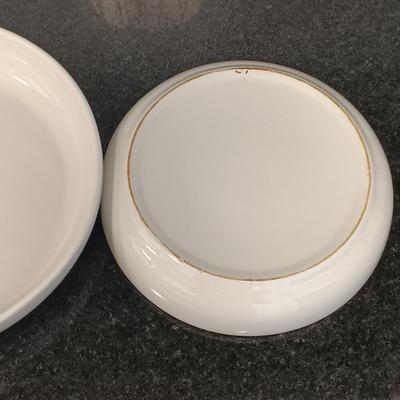 LOT 8K: Vintage Centura by Corning Dishes with Pillivuyt Butter Blocks and More