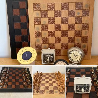 LOT 39B: Time to Play Chess - Collection of Chess Sets and Clocks
