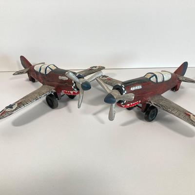 LOT 45D: Collection of Cast Iron and Decorative Airplanes